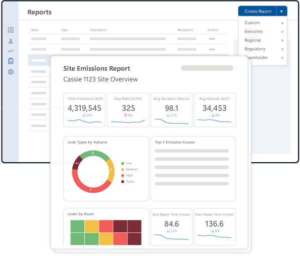 MethaneTrack Repoting Software