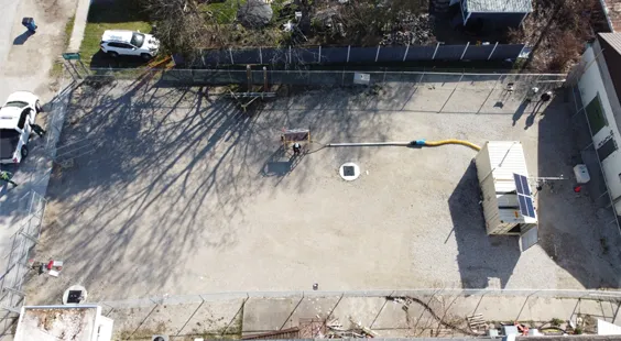 Wheatley Case Study Abandoned Well Monitoring Aerial View Site